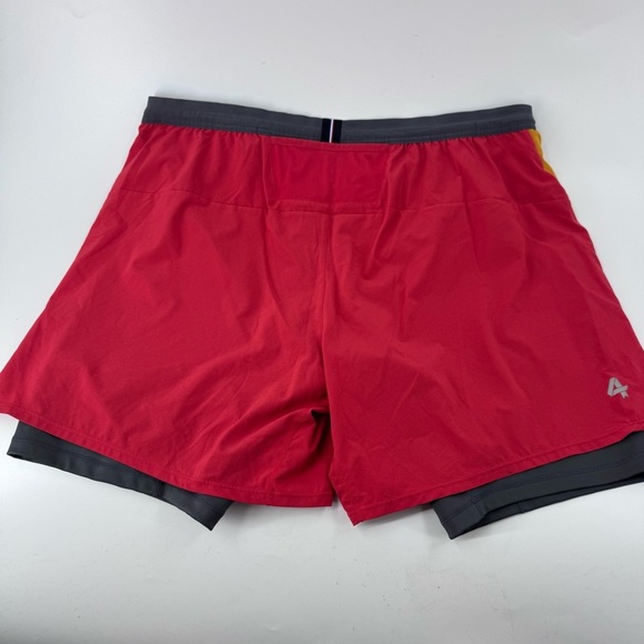 FourLaps Command Shorts Pinot Radiant Yellow Moonlight Layered Built in.Size XXL - Picture 2 of 11